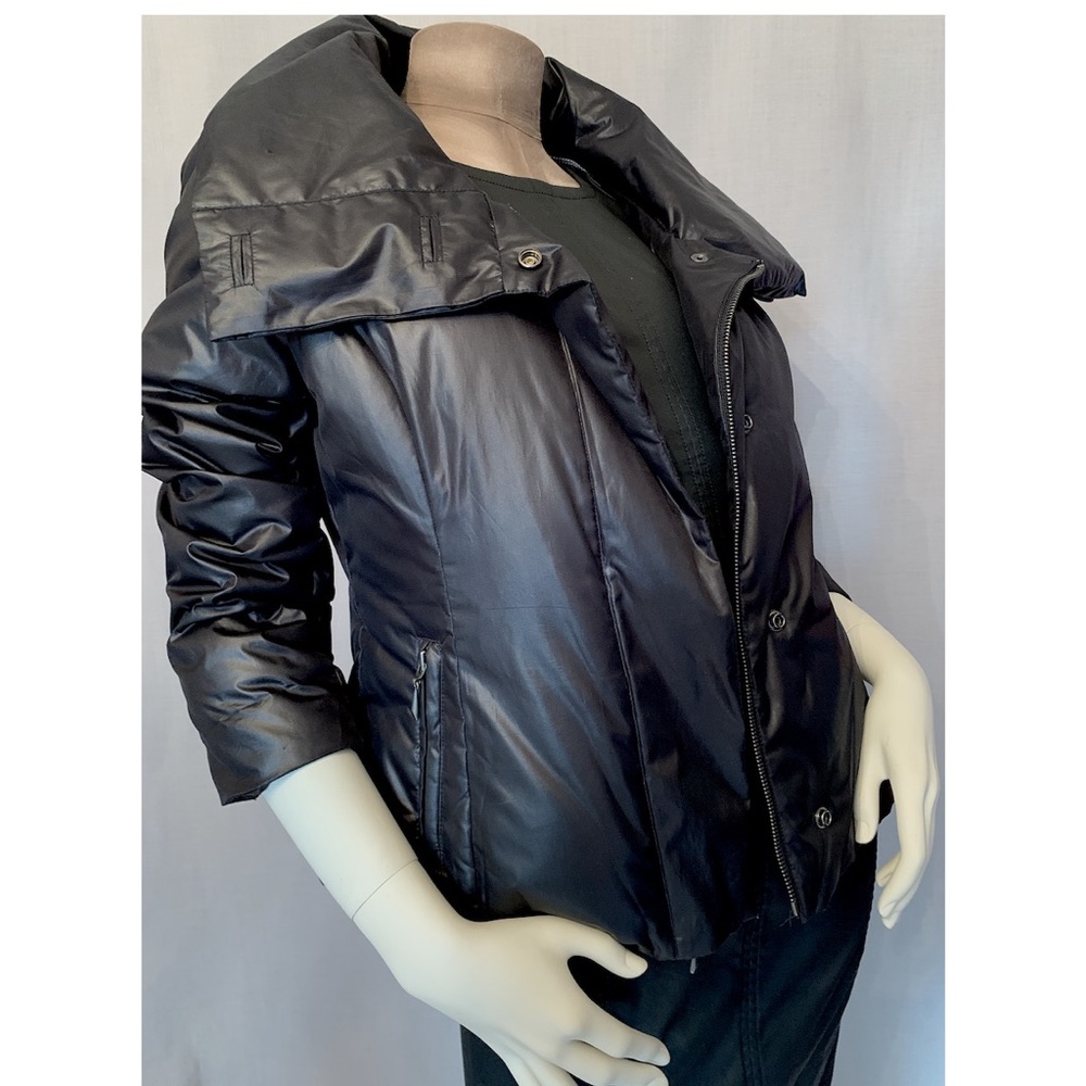 Chico's Nwot Black Down Jacket 8 - image 1